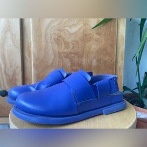 Camper purple leather clogs EU 43
